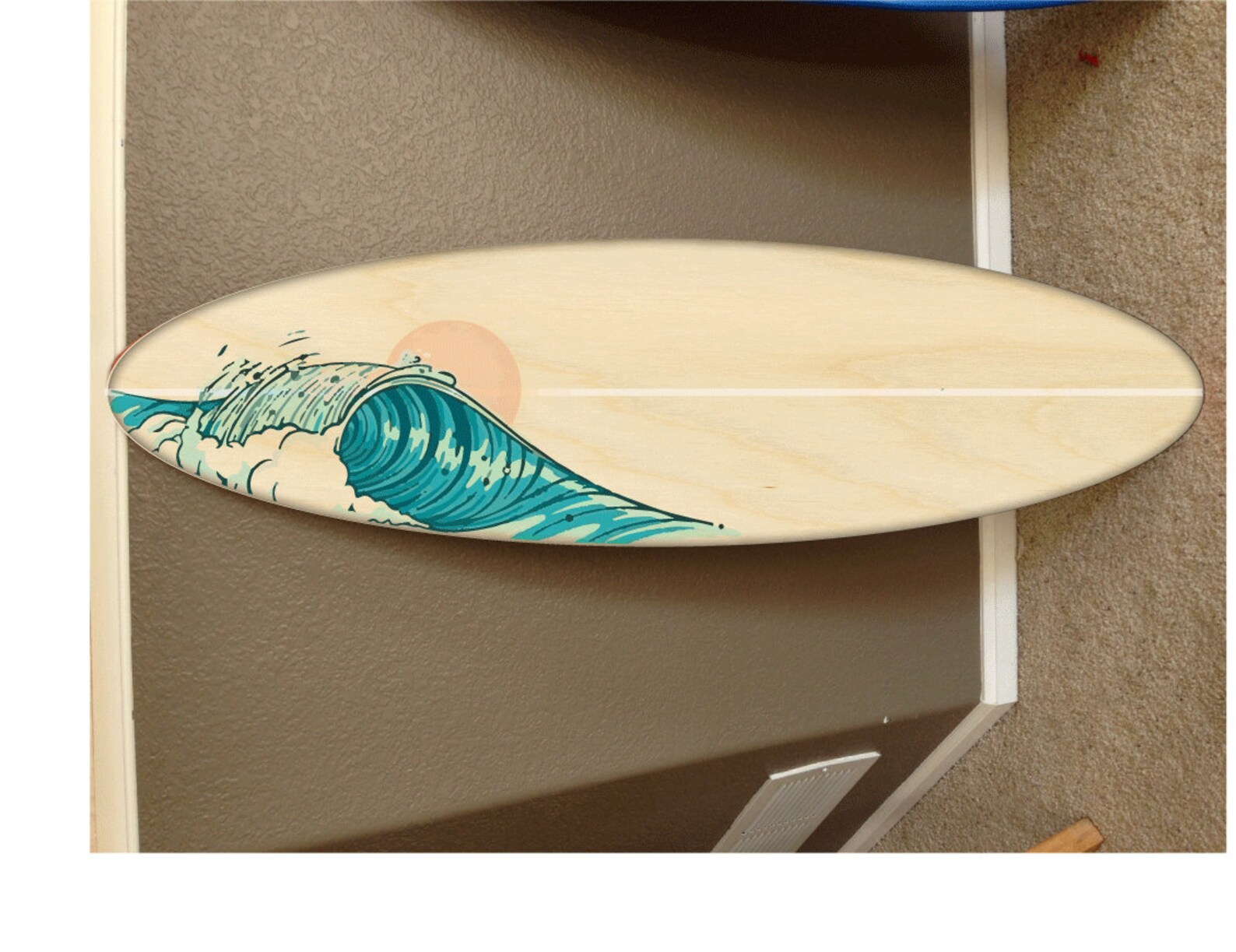 Wall Hanging Surf Board Surfboard Decor Hawaiian Beach Surfing Etsy