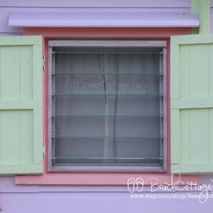 Hope Town Beach Cottage Abaco, Bahama Out Islands Coastal Pastel Painted Shutters Clapboard Shabby Chic Cottage Pink Purple Mint Green image 1