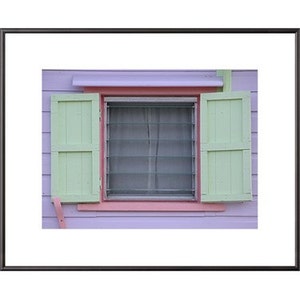 Hope Town Beach Cottage Abaco, Bahama Out Islands Coastal Pastel Painted Shutters Clapboard Shabby Chic Cottage Pink Purple Mint Green image 4