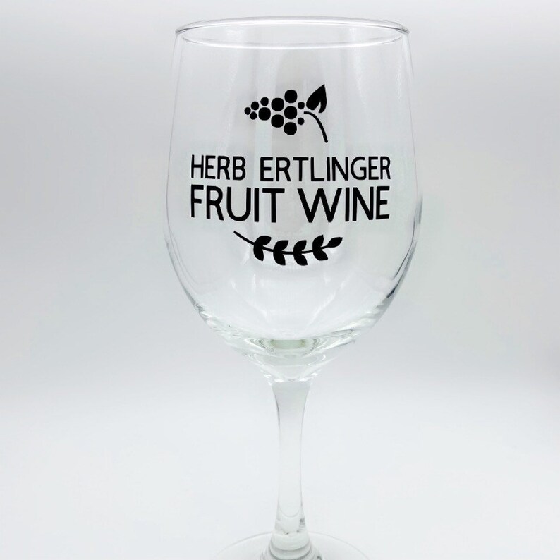 HERB ERTLINGER Fruit Wine / Schitts Creek Inspired Stemless Etsy