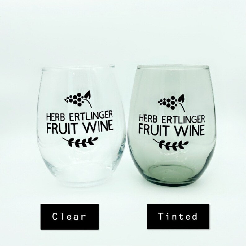 HERB ERTLINGER Fruit Wine / Schitts Creek Inspired Stemless Etsy