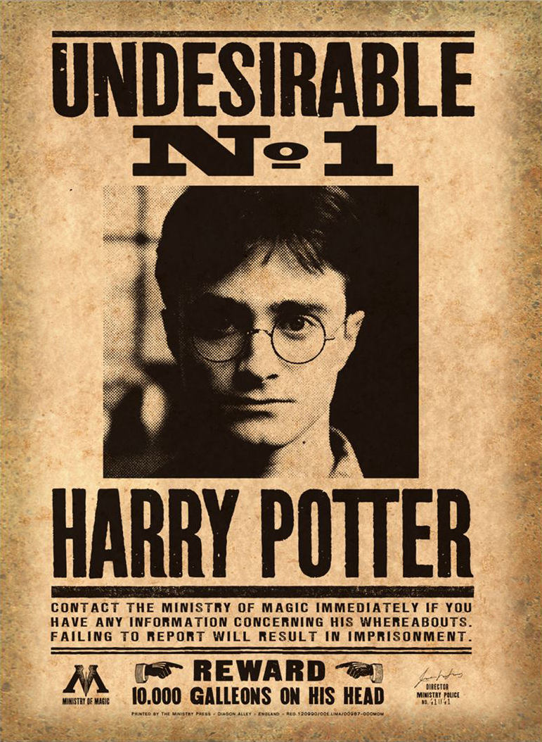 Harry Potter Printable Mega Pack Wanted Posters Daily | Etsy