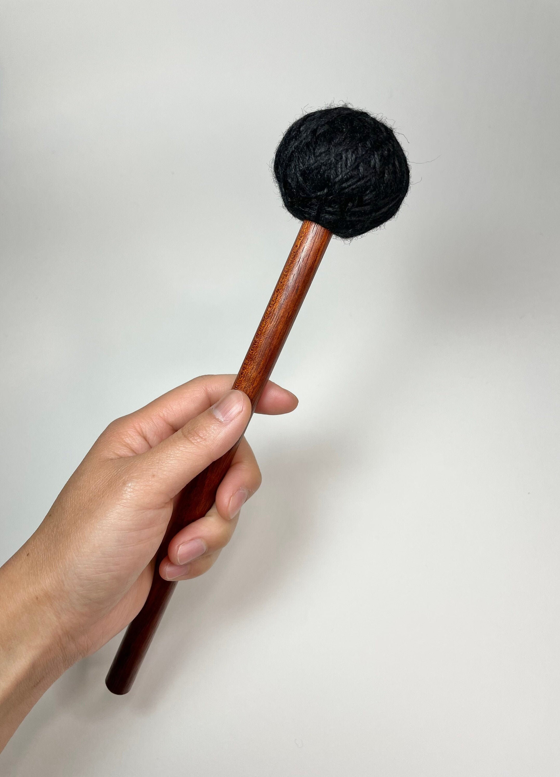 Gong Mallet Mini Mallet for Small or Meditation Gong Black Etsy