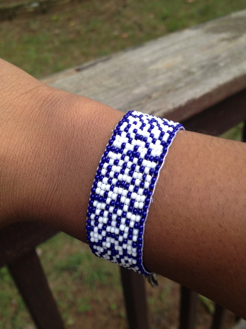 Bead Loom Bracelet with Elephant Charm image 3