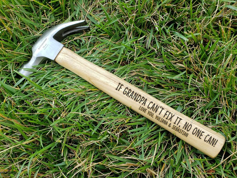 Christmas Gift for Dad Engraved Hammer Dad Hammer Keepsake Etsy