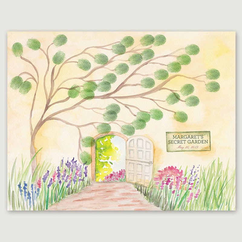 Thumbprint Guestbook - Etsy