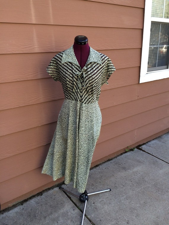 Handmade 40s style dress