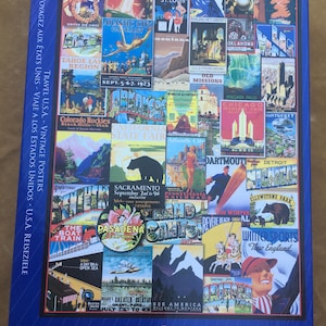 Rompecabezas de carteles de viajes antiguos
