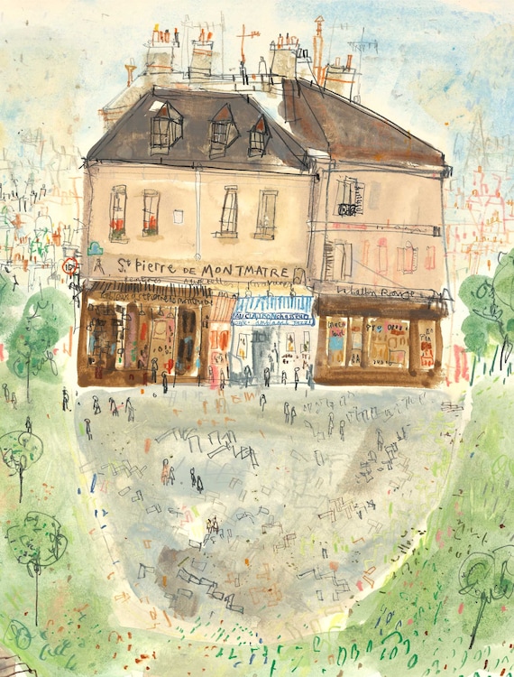 少し豊富な贈り物 フランス（水彩画 PAGES PIERRE 水彩画 PIERRE フランス） PAGES 絵画
