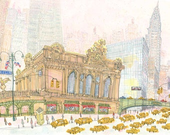 New York ニューヨーク　マンハッタン　絵画 il_1080xN.5979051579_6n7h.jpg