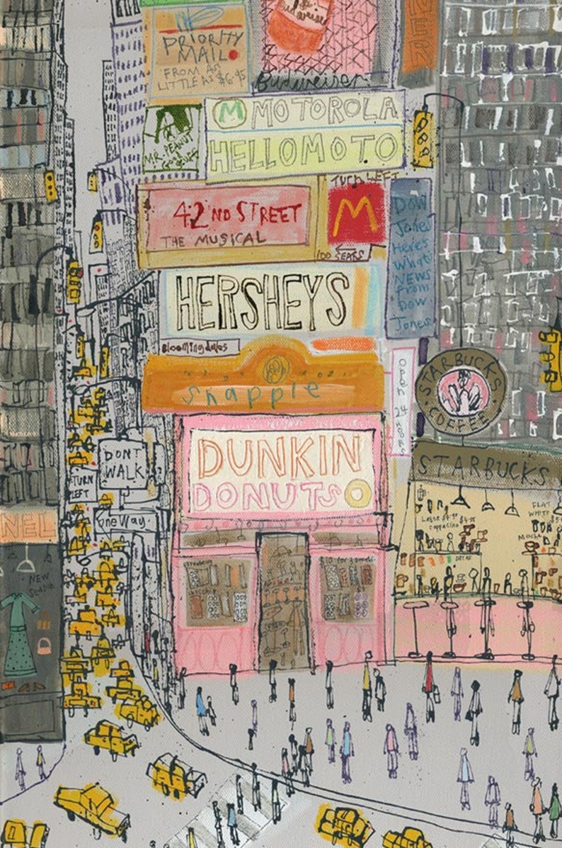 Instances Sq. Artwork Fresh new York Town Print, Dunkin Donuts Nyc, Manhattan Portray Fresh new York Skyser, Signed Restricted Variation, Combined Media photograph relating to Dunkin Donuts Printable Application referred to as Days Sq. Artwork Contemporary York Town Print, Dunkin Donuts Nyc, Manhattan Portray Fresh York Skyser, Signed Restricted Variation, Put together Media