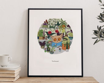 The Botanist - A4 or A5 print - unframed