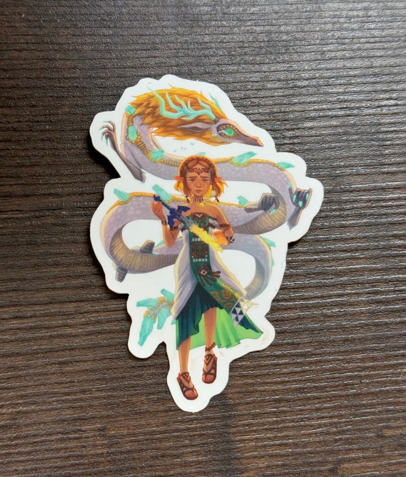 Zelda 'Protect Them All' Sticker image 2