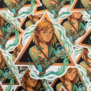 Zelda Triforce Vinyl Stickers image 3