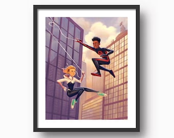 Miles and Gwen • Print