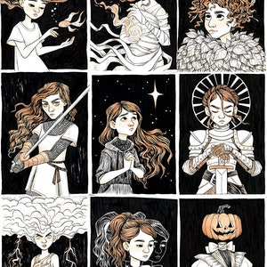 Inktober 2020 • 5x7 Prints