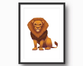 Lion • 5x7 Print