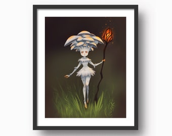 Mushroom Warrior • 11x14 Print