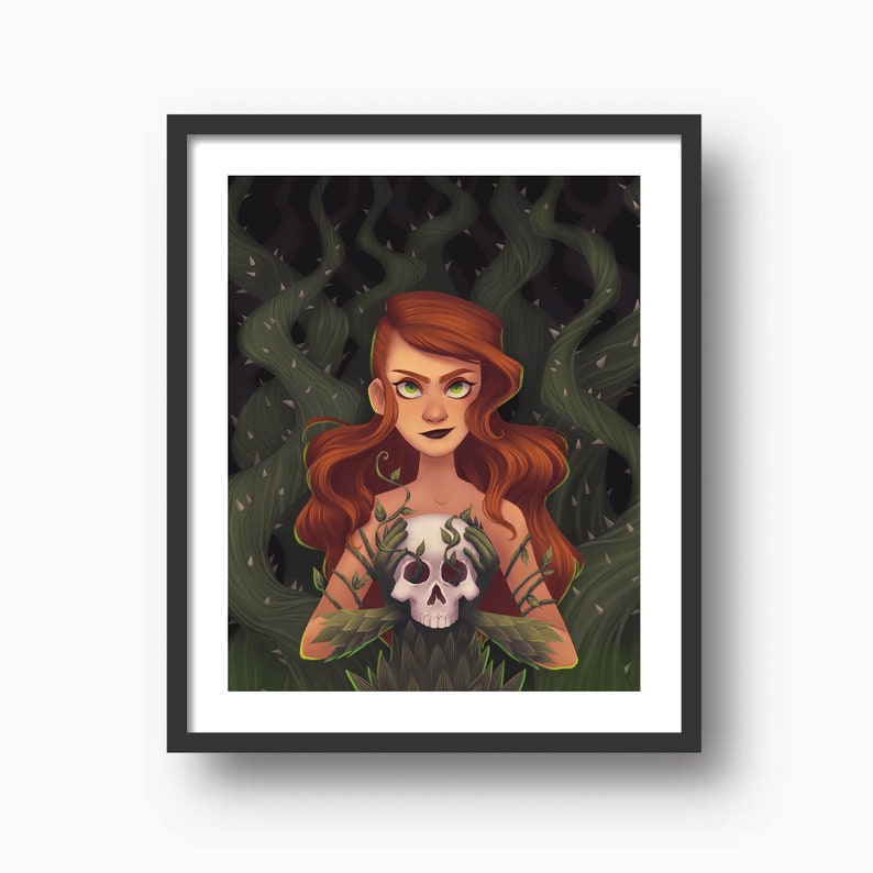 Poison Ivy Color 11x14 Print image 1