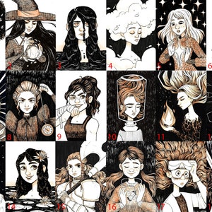 Inktober 2018 • 5x7 Prints