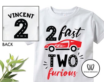 2 Fast, Two Furious - 2nd Birthday T-shirt