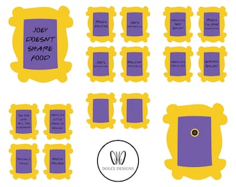 Friends Frame Printable / Cut Files - Svg, Jpg, Png - Etsy