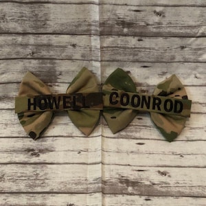 Military Nametape Bow