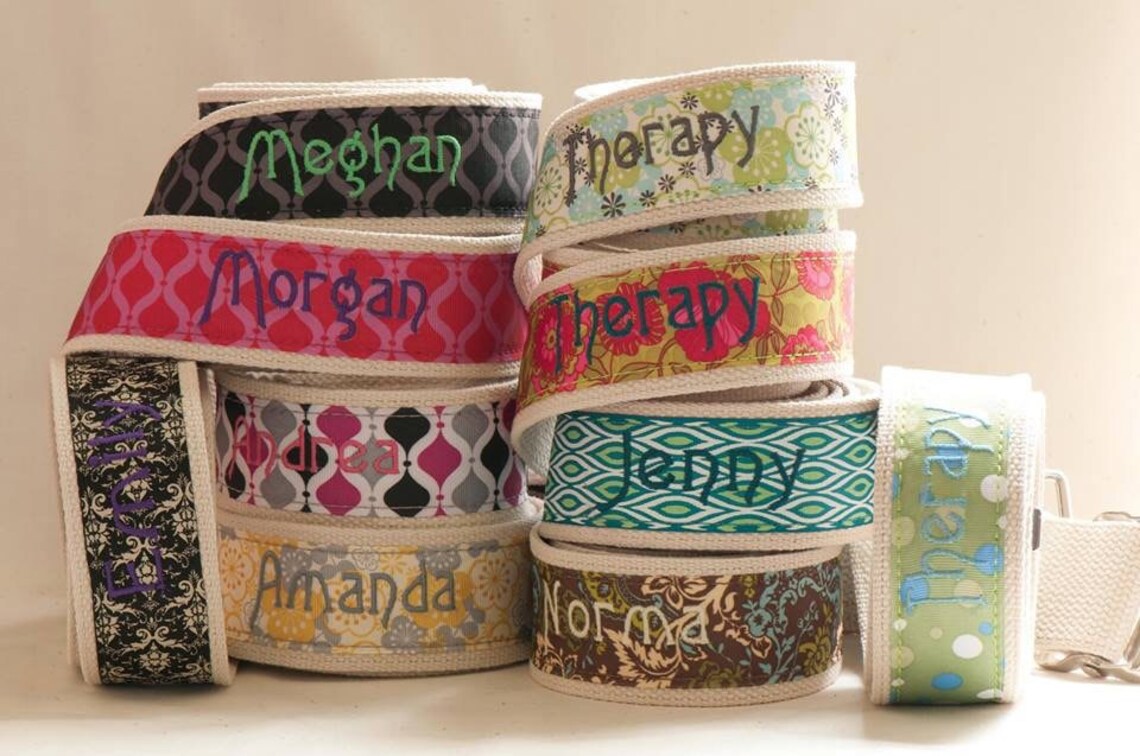Custom Embroidered Gait Belts Etsy