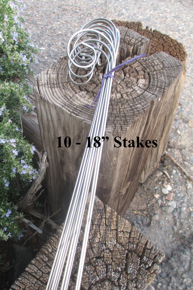 Stainless Steel Stakes 10 Etsy