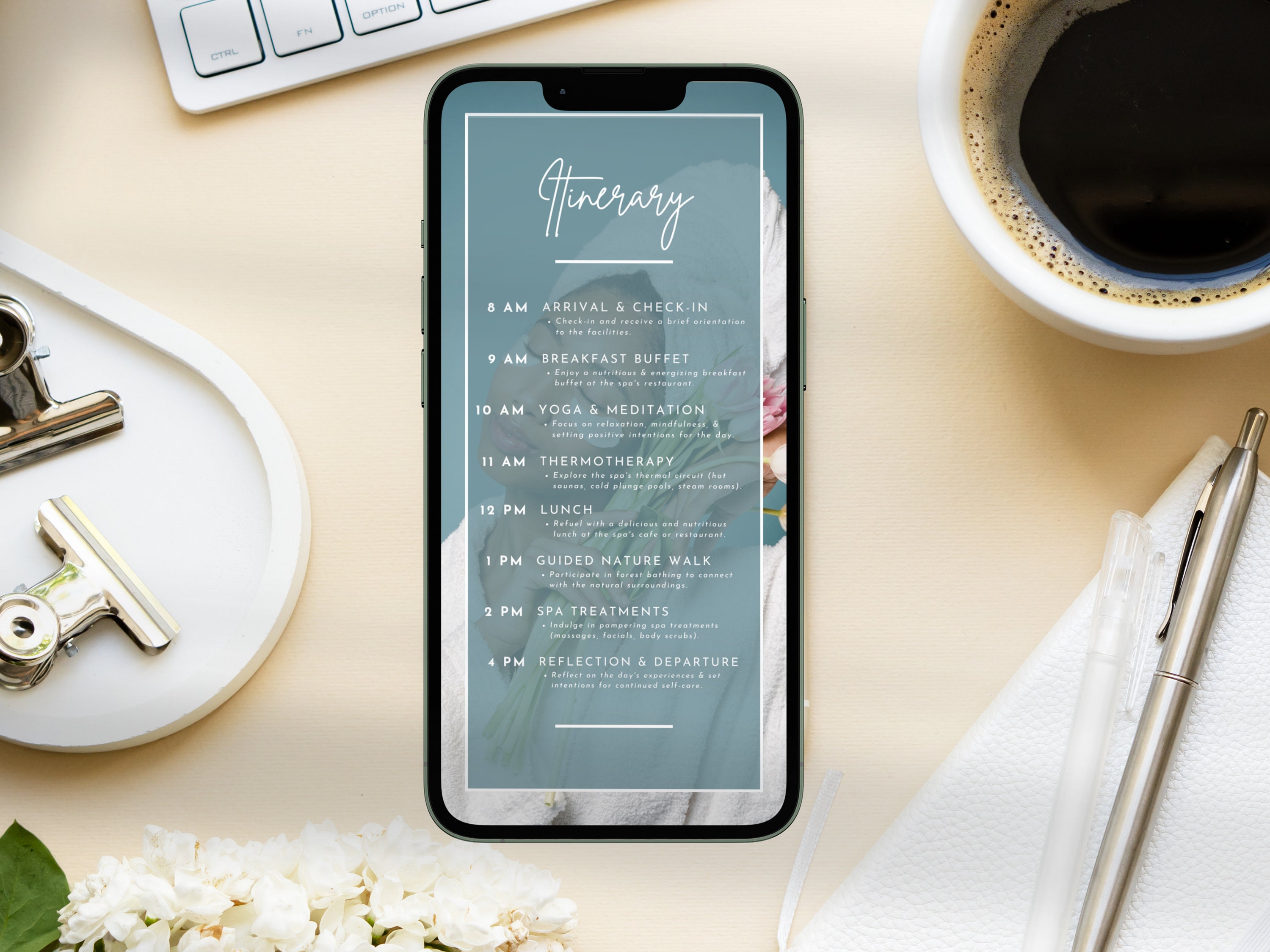 Mini Retreat Flyer Itinerary Template | One Day Retreat | Women's ...