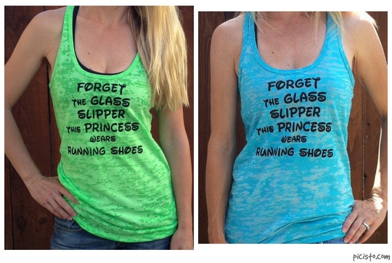 Womens Forget The Glass Slippers This Princess Wears Running Shoes Tank Top Womens Forget The Glass Slippers This Princess Wears Running Shoes Tank Top
