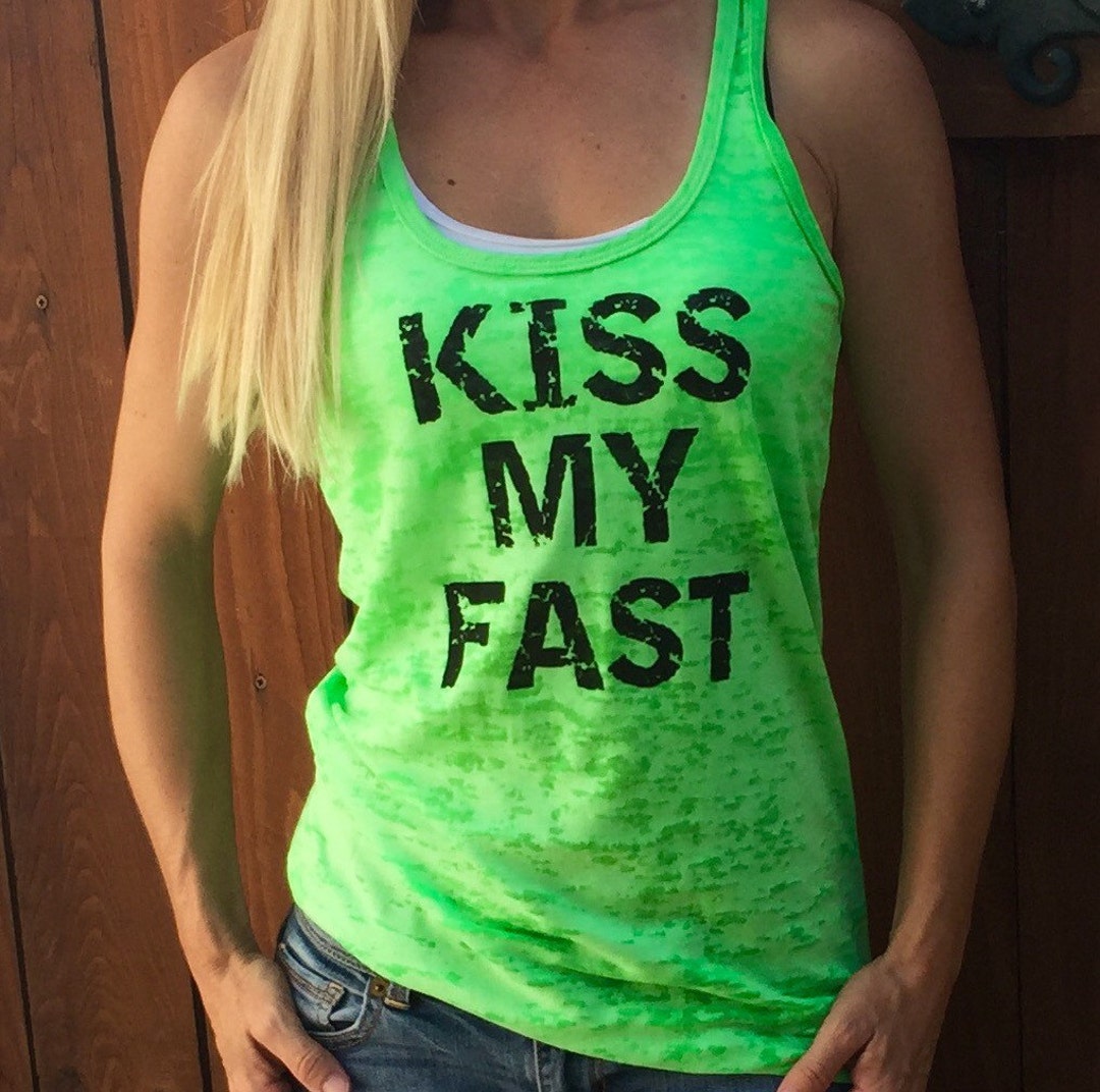 Kiss My Fast Fitness Tank Top - Etsy