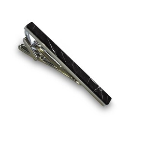 Barra de gravata em mármore real/grampos de gravata/acessórios masculinos/acessórios de moda masculina/presentes para padrinhos/presentes de casamento