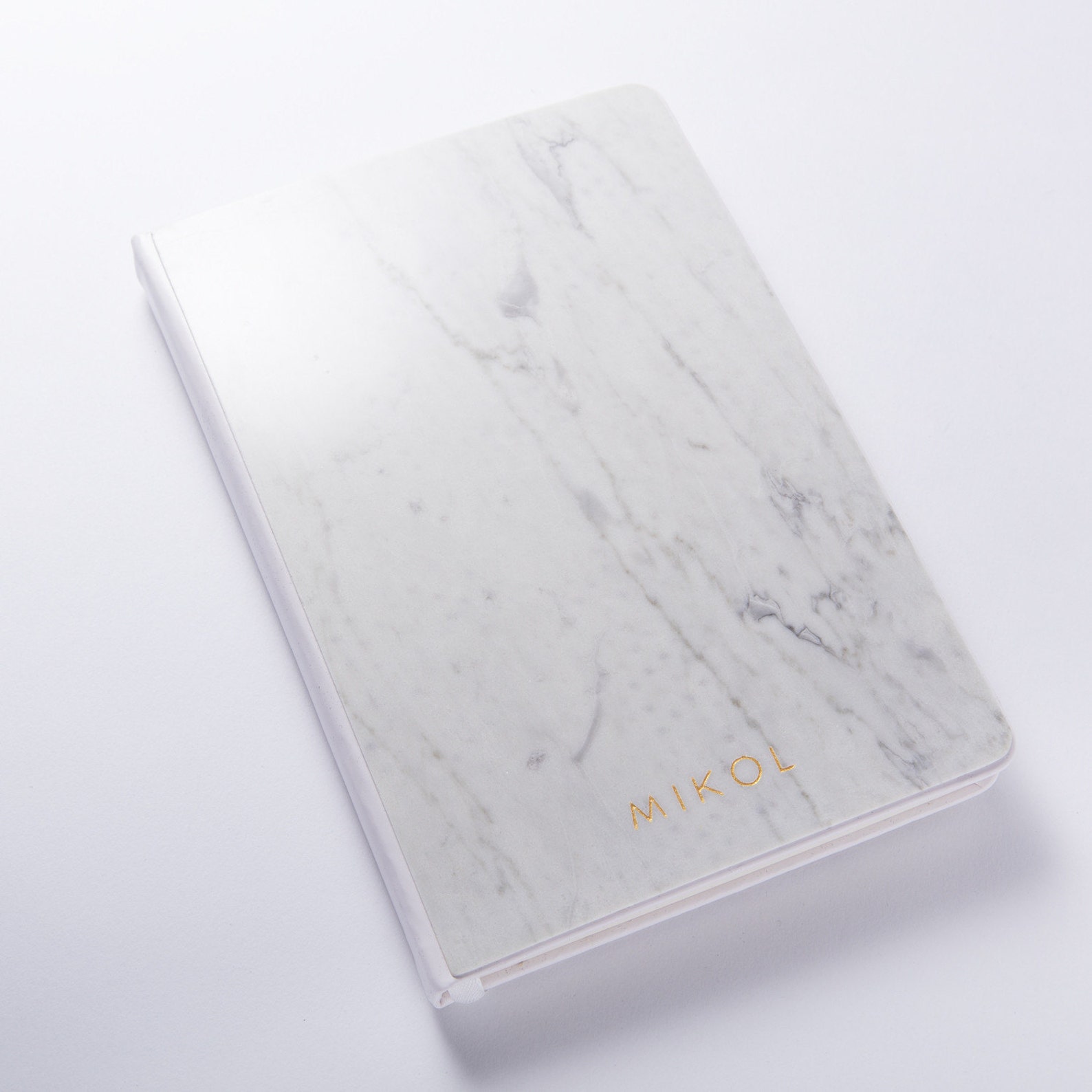 Real Marble Notebook Journals Marbled Planner Notebook Etsy