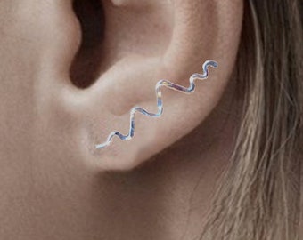 Night at the Mountains Ear Jacket Earrings