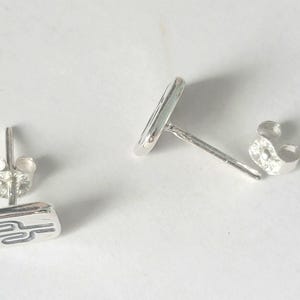 Saguaro Cactus Stud Earrings, Nature Inspired 925 Sterling Silver Posts, Southwestern Sonoran Jewelry Gift Cactus Desert Lover, 10mm Studs image 3
