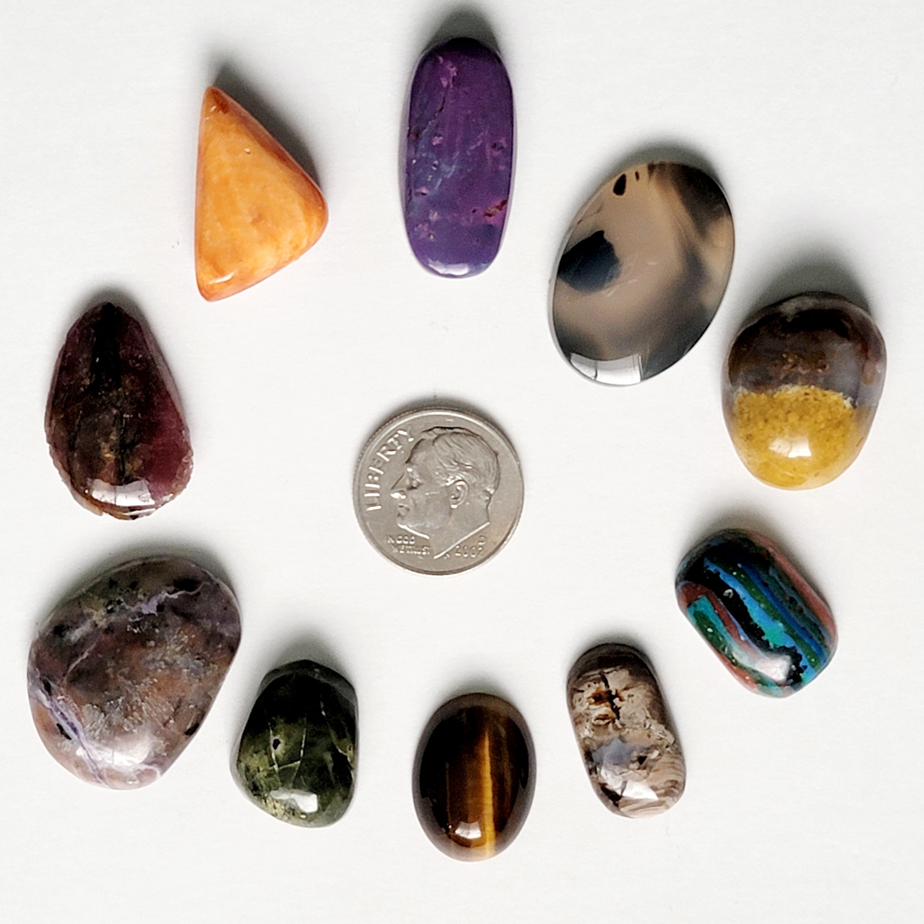 Cabochons, USA Sourced Hand Cut Stone Cabs, 10 Choices, Jewelry