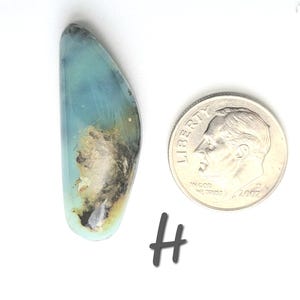Peruvian Opal Ring, Handmade Natural Opal Choose Your Own Stone 925 Sterling Silver Artis Translucent Andean Chilean Stone Version H