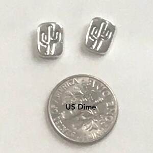 Saguaro Cactus Stud Earrings, Nature Inspired 925 Sterling Silver Posts, Southwestern Sonoran Jewelry Gift Cactus Desert Lover, 10mm Studs image 6