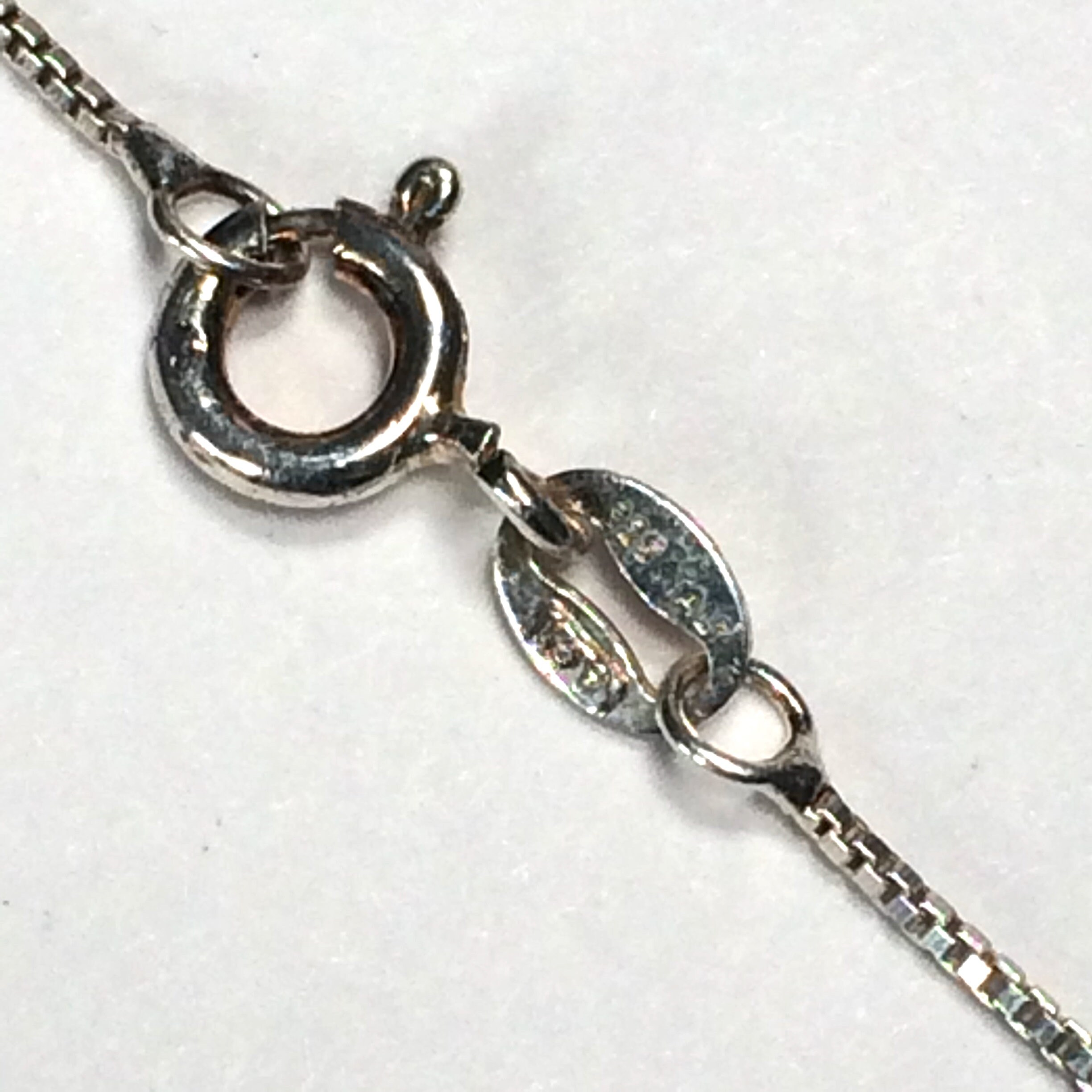 Sterling Silver Chain for Charms, Dainty Short Box Chain for