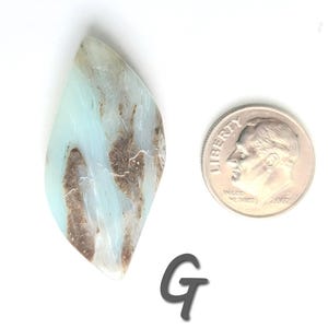 Peruvian Opal Ring, Handmade Natural Opal Choose Your Own Stone 925 Sterling Silver Artis Translucent Andean Chilean Stone Version G