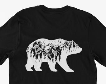 Funny Polar Bear T-Shirt Polar Bear Mountains Gifts For Friends Family Men Women Ladies Youth Kids Unisex T-Shirt