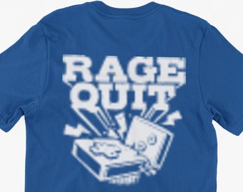 Rage Quit Definition Print Gamer Gift Funny Definition -  Israel