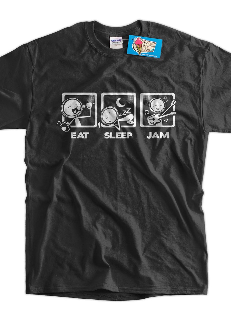 Funny Shirt Eat Sleep Jam T-shirt V4 Jam Band Rock Band Jam - Etsy