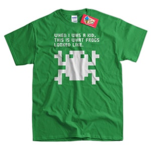 Retro Arcade Video Game Frog Pixel Frog Tshirt T-shirt Tee - Etsy