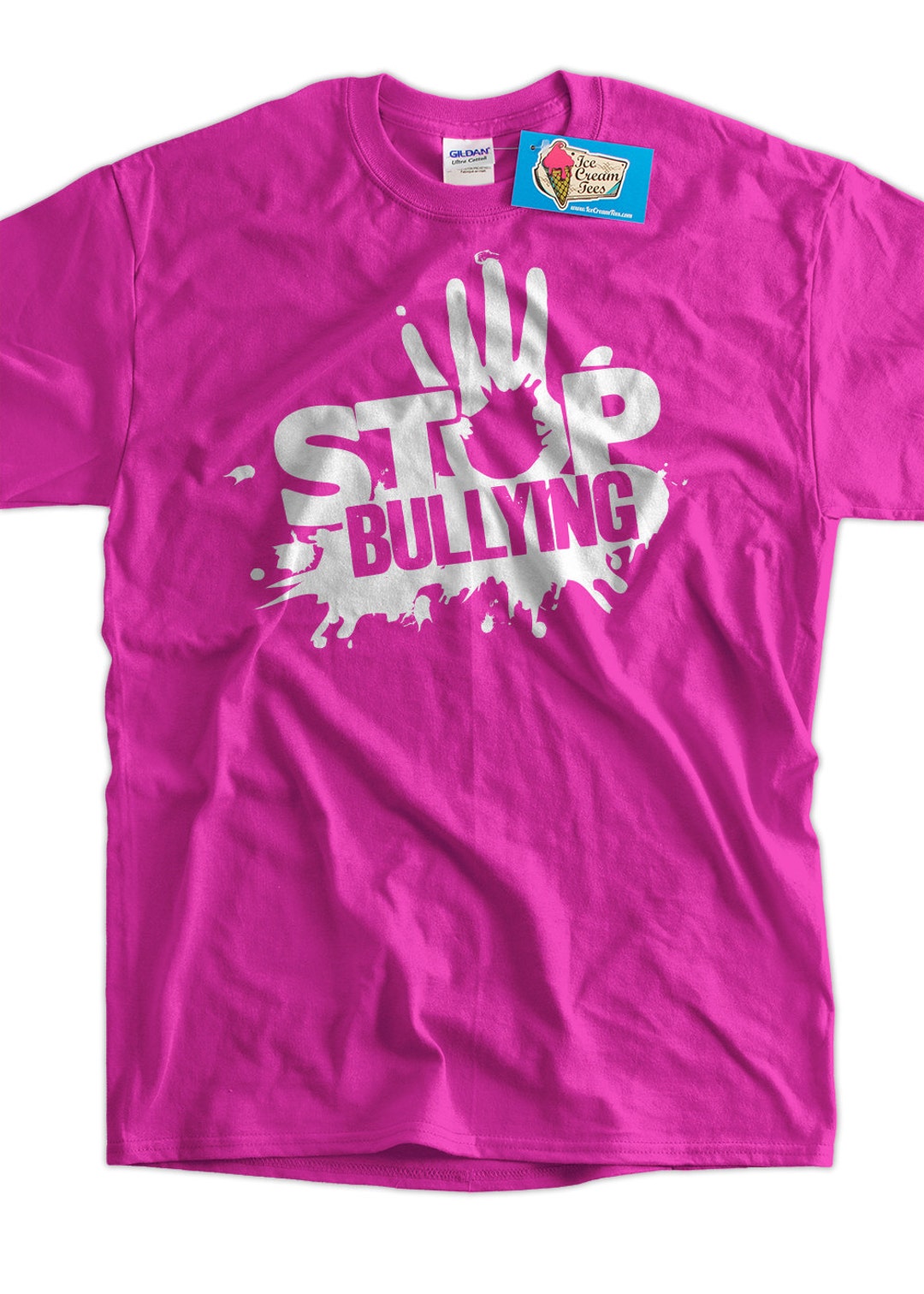 Pink t shirt anti bullying day hotsell