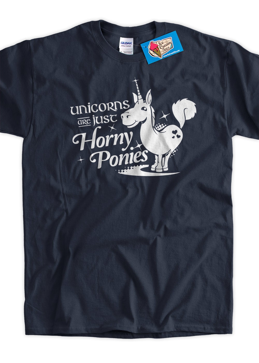 Funny Unicorn T-shirt Unicorns Are Just Horny Ponies T-shirt