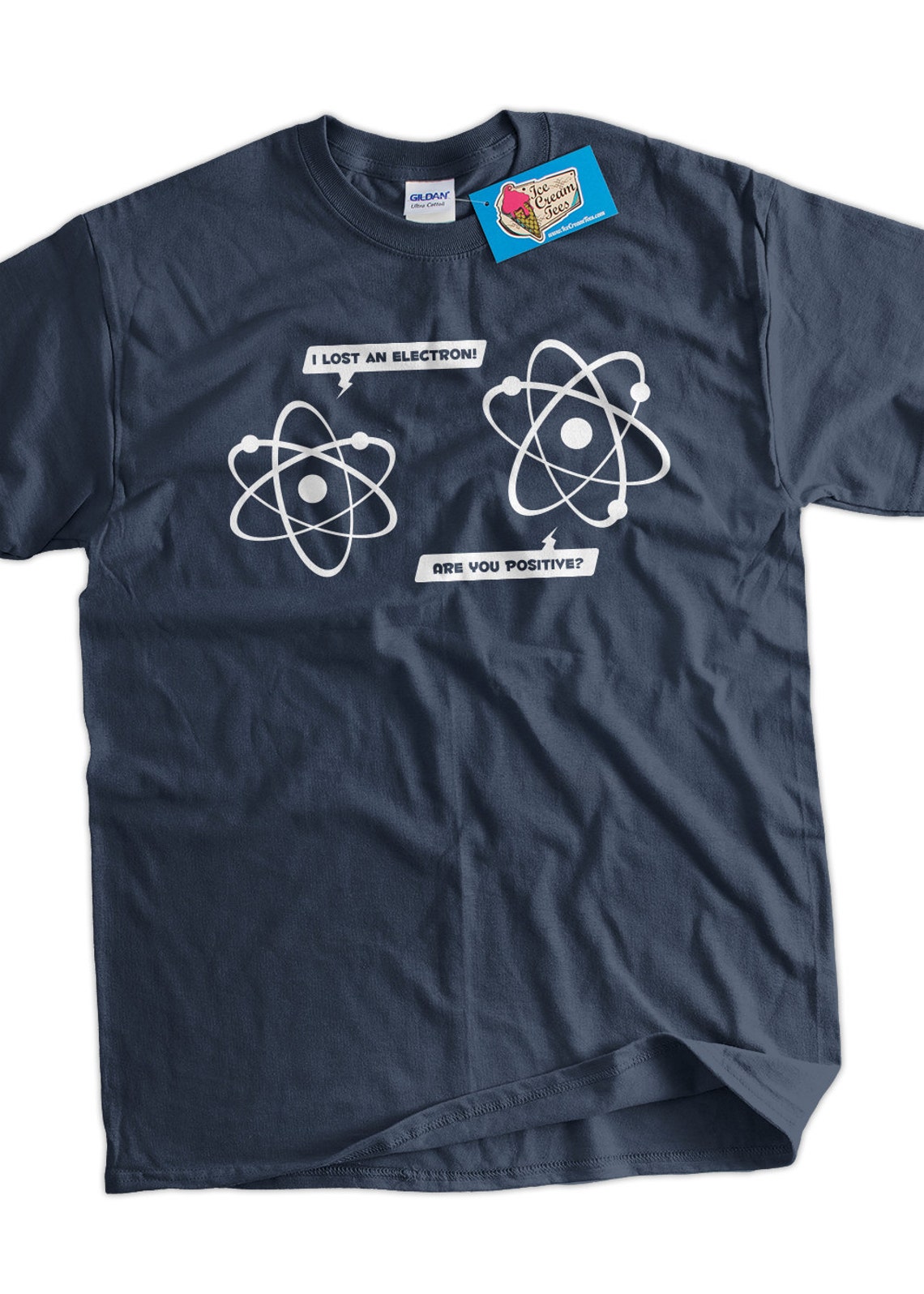 Funny Science Geek Nerd Christmas Tshirt Lost Electron Tee Etsy