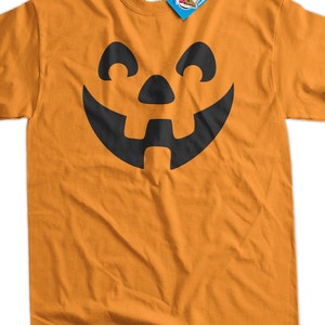 Halloween T-Shirt Pumpkin T-Shirt Jack O Lantern T-Shirt Screen Printed T-Shirt  Mens Womens Ladies Youth Kids Geek Funny