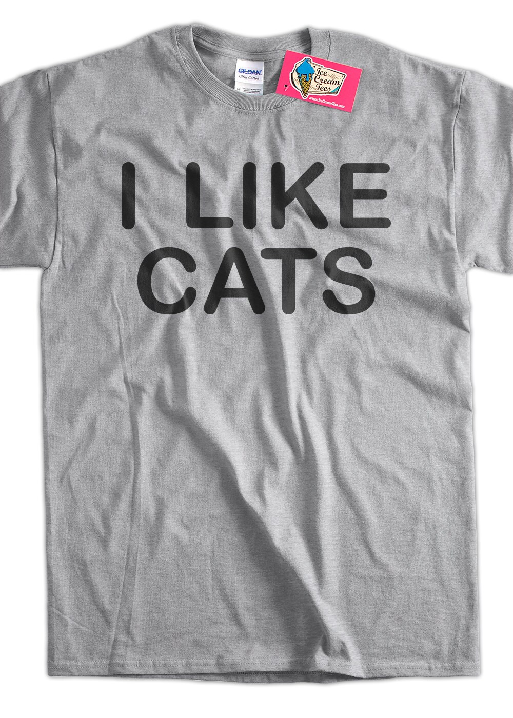 I like cats shirt tshirt funny Cat Kitten Meow Funny Geek Etsy